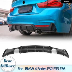 カーボンリア バンパー ディフューザー リップ BMW 4シリーズ F32 F33 F36 クーペコンバーチブルグランクーペ Mスポーツ 2014-2019 リア ディフューザー