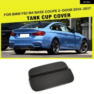 カーボン 車 外装 オイルガス燃料 タンクキャップ トリム BMW F82 M4 ベースクーペ 2ドア 2014 - 2017 コンバーチブルなし