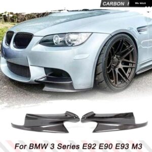 フロント バンパー リップスプリッター カップウィング BMW 3シリーズ E92 E90 E93 M3 非Mスポーツ 2ドア 4ドア 2007 - 2013 カーボン / FRP