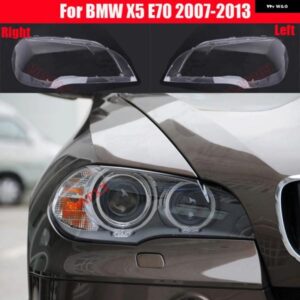 車フロント ヘッドライト ガラス ヘッドランプ クリアランプシェード ランプシェルE70 ヘッドライト カバー レンズ BMW X5 E70 2007-2013