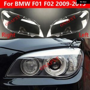 オートランプケース BMW 7シリーズ F01 F02 730LI 740LI 750LI 760LI 2009-2015 ガラスレンズ シェル カーフロント ヘッドライト カバー ライトキャップ
