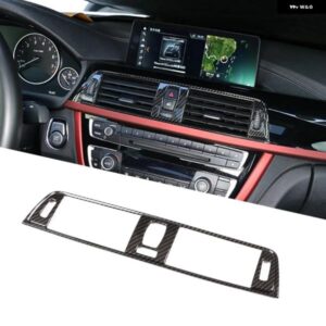 カーボン スタイル BMW 3シリーズ F30 2013-2018 ABS プラスチック エアコン ベント フレーム トリム アクセサリー