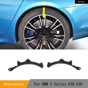 リアホイールアーチフェンダーフレア BMW 5シリーズ G30 G38 520I 530I 540I 2017 - 20 マットブラック 外装 アクセサリー