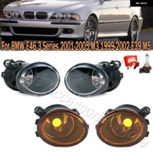 フロント バンパー フォグランプ アセンブリ フォグライト バルブ 付き BMW 3シリーズ M5 E39 2001-2003 M3 E46 2002-2005 63177894017 63177894018