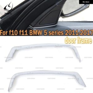 車ドアツイータースロットプラグ ステッカー BMW F10 F11 オートフロントドア スピーカー フレーム トリム スパンコール ABSクローム ステッカー
