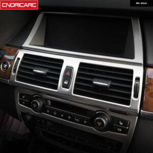 センター コンソール エアコン アウトレット フレーム 装飾 カバー トリム BMW X5 E70 X6 E71 2008-2014 ステンレス カー スタイリング