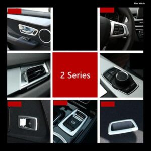 クロームABS 車ドア オーディオ スピーカー サークルカバー トリム BMW 2シリーズ アクティブツアラー 218I 220I Pファイル ボタン フレーム 装飾