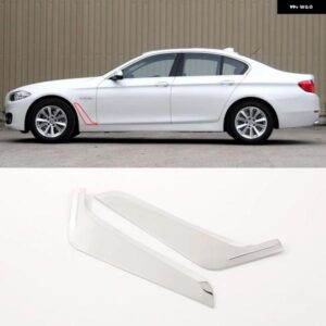 カーアクセサリー ステンレス 製 サイドリーフプレート 2個 BMW 5シリーズ F10 2011-2017