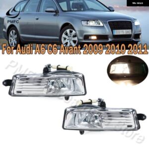 車用フロント バンパー フォグランプ ハロゲン 電球 付き フォグランプ カー スタイリング アウディ A6 C6 AVANT 2009 2010 2011 4F0941699A 4F0941700A