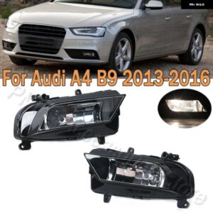 車用フロント バンパー フォグランプ フォグランプ アセンブリ フォグライト 電球 付き アウディ A4 B9 2013 - 16 8K0941699B 8K0941700B