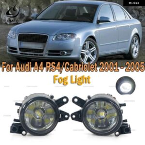フォグランプ 車用LEDライト フロントLED フォグランプ アセンブリ アウディ A4 RS4/カブリオレ 2001 - 05 8E0941699B