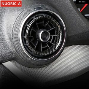 フロント エアコン アウトレット リングデコレーションカバー トリム アウディ A3 8V 2013-2020カー スタイリング インテリア アクセサリー