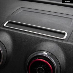 ステンレス ナビゲーション フレーム 装飾 カバー トリム アウディ A3 8V 2013-2018車内アクセサリー