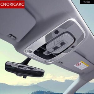 ステンレス 製車用ルーフ読書灯 フレーム カバー トリム アウディ A4 2017 2018 ドームライト 装飾 デカール