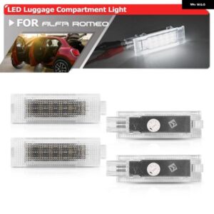 アルファロメオ 159 166 ジュリエッタ 超高輝度 6000K 車用 LED ドアカーテシーライト インテリア ウェルカムパドルランプ