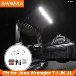 テールゲート トランク ガラス リフトゲート ライトバー リモコン 付き ジープ ラングラー TJ JK JL 1997-2024 インテリア アクセサリー