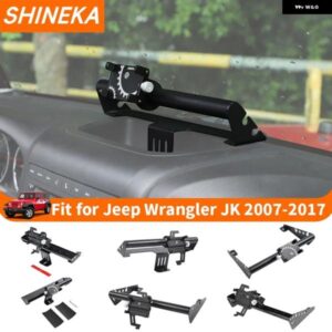 センター コンソール 電話 ホルダー GPS スタンド サポート JEEP WRANGLER JK 2007 - 11-2017 インテリア アクセサリー