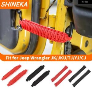 車用制限ロープ ドア 制限 ロープ ストラップ ジープ ラングラー JK/JKU/TJ/YJ/CJ 内装アクセサリー