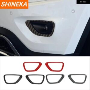 ランプフード グランド チェロキー 車用フロント フォグランプ 装飾 カバー アクセサリー ジープ グランド チェロキー 2014-2017