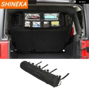収納 整理 JEEP WRANGLER TJ YJ CJ JK JL 多機能ロールバー 収納 バッグ ポケットツール オーガナイザー ブラック JEEP ALL CAR