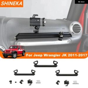 車用コパイロット 多機能拡張電話 ホルダー カメラ ブラケット ジープ ラングラー JK 2011-2017 内装アクセサリー