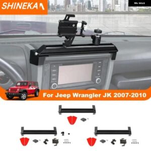 車内 コンソール センター多機能拡張電話 ホルダー カメラ ブラケット アクセサリー ジープ ラングラー JK 2007-2010