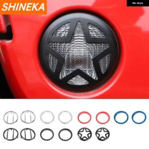 車用フロントウィンカー シグナルランプ デコレーション カバー トリム ステッカー アクセサリー ジープ ラングラー JK 2007-2017 カー スタイリング