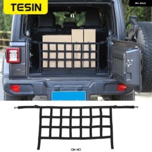 車用リア トランク カーゴラゲッジメッシュブロック ベゼル ネット JEEP WRANGLER JK 2007-2017 WRANGLER JL 2018-2022 アクセサリー