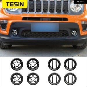 ランプフード JEEP RENEGADE 2019+ 車用フロント フォグランプ ランプデコレーションカバー ステッカー JEEP RENEGADE 2019+ アクセサリー