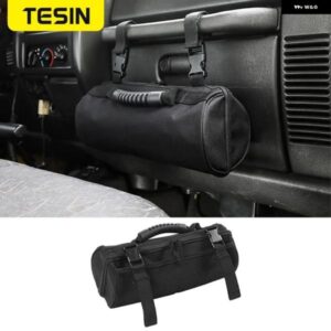 多機能コパイロットハンドル 収納 バッグ 汎用 アクセサリー ジープ ラングラー TJ JK JL JT レネゲード コンパス 1997-2022