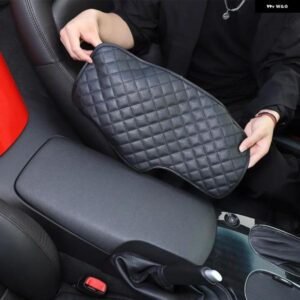 シボレー コルベット C6 2005-2013 レザー ブラック カーシート アームレスト センター コンソール ボックス カバー カーアクセサリー