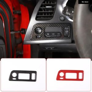 ABSカーボン シボレー コルベット C7 2014-2019 車コンバーチブル スイッチ ボタン フレーム カバー トリム ステッカー カーアクセサリー