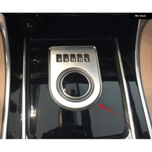 ジャガー XE XFL F-PACE F PACE X761 カー スタイリング ABS クローム カーセンター コンソール ギア シフト ディスプレイ フレーム トリム アクセサリー