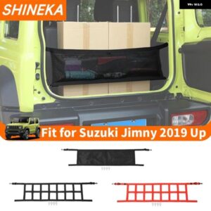 車用 トランク オーガナイザー カーゴネットカバー 収納 バッグ SUI JIMNY 2019 - 24年以降内装アクセサリー