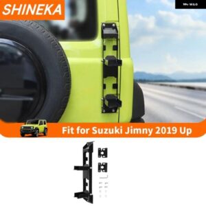 車用テールゲートヒンジ フットクライムペダル SUI JIMNY JB64 2019-2024 リアテールゲート 折りたたみ 式ペダル ラダーアクセサリー