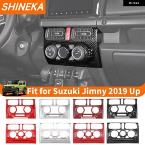 車用 エアコン コントロール パネル デコレーションカバー SUI JIMNY 2019 - 23以降 インテリア アクセサリー