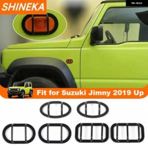 車用サイドフェンダー ウィンカーライト デコレーション カバー ガード アクセサリー SUI JIMNY 2019 - 22 アップランプフード
