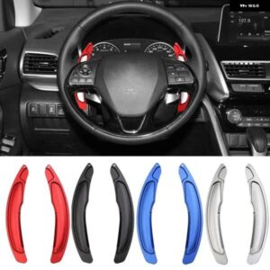 車用 ステアリングホイール シフト パドル 2010-2020 三菱 ASX/アウトランダー/ランサー/エクリプスクロス/ランサー シフター ギアエクステンション 2個