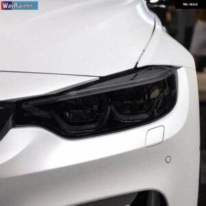 車用 ヘッドライト フィルム フロント スモークブラック TPU ステッカー BMW M2 F87 M3 F80 M4 F82 F83 M5 F10 F90 M6 M8 I3 I8 Z4 E89 G29