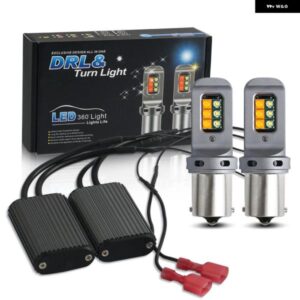 1156 P21W BA15S PY21W BAU15S LEDカーDRLウィンカーライト バルブ ホワイト YELLCANBUS PY21W 7440 W21W T20 ウィンカーライト