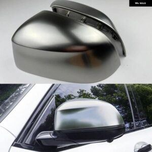 車サイドウィングリアビュー BMW X3 G01 2018 2019 X4 G02 X5 G05 X6 X7 G07 バックミラー カバー トリム シルバーセリウムグレー