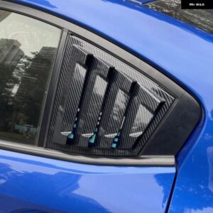 スバル WRX STI 2014-2021 カラフルサイドリアウィンドウスクープルーバーシャ??ッター ステッカー カバー トリム カー スタイリング