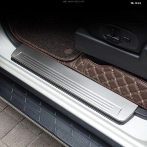三菱 パジェロ V80 V93 V95 V97 V98 2007-2021 ステンレス ドアシル スカッフプレート ペダルエントリーガード プロテクター カバー