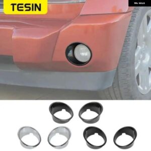 車用フロント フォグランプ ランプ デコレーション カバー トリム ステッカー ダッジ ナイトロ 2007 - 12 外装 アクセサリー