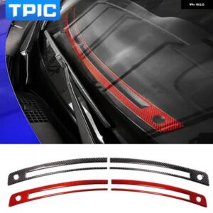 TPIC カーボン フレーム トリム ステッカー スバル BRZ トヨタ 86 2013-2020 フロント エアコン ベント アウトレット インテリア アクセサリー