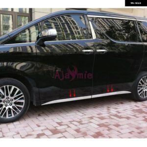 トヨタ アルファード ヴェルファイア 30系 2016 2017 2018年式 クローム カー スタイリング ボディ サイドドアモールディング トリム キット バンパー ガー