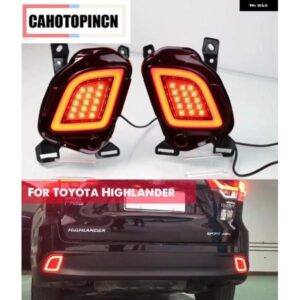 トヨタ ハイランダー クルーガー XU50 2014 - 2018 多機能車 LED リア フォグランプ バンパー ライト ブレーキ テールライト リフレクター