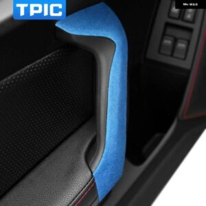 アルカンターラ スエードラップ スバル BRZ トヨタ 86 2013-2020 車 ドアハンドル フレーム アームレスト カバー パネル モールディング トリム