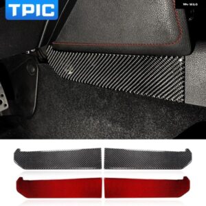 TPIC カーボン カー コントロール ギア シフト パネル トリム サイド ステッカー スバル BRZ トヨタ 86 2013-2020 インテリア デカール モールディング