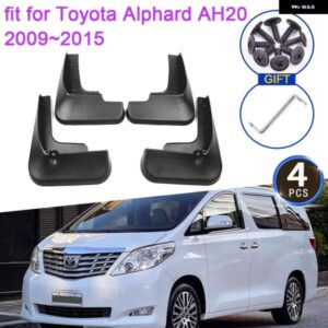 トヨタ アルファード ヴェルファイア 20 AH20 2009 - 15 マッド フラップ マッドガード フェンダースプラッシュ フロントホイールアクセサリー